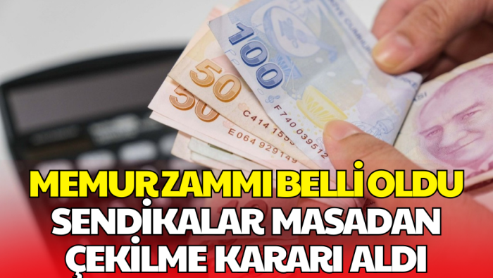 Hakem Kurulu Memur Zammını Onayladı, Sendikalar Masadan Çekildi